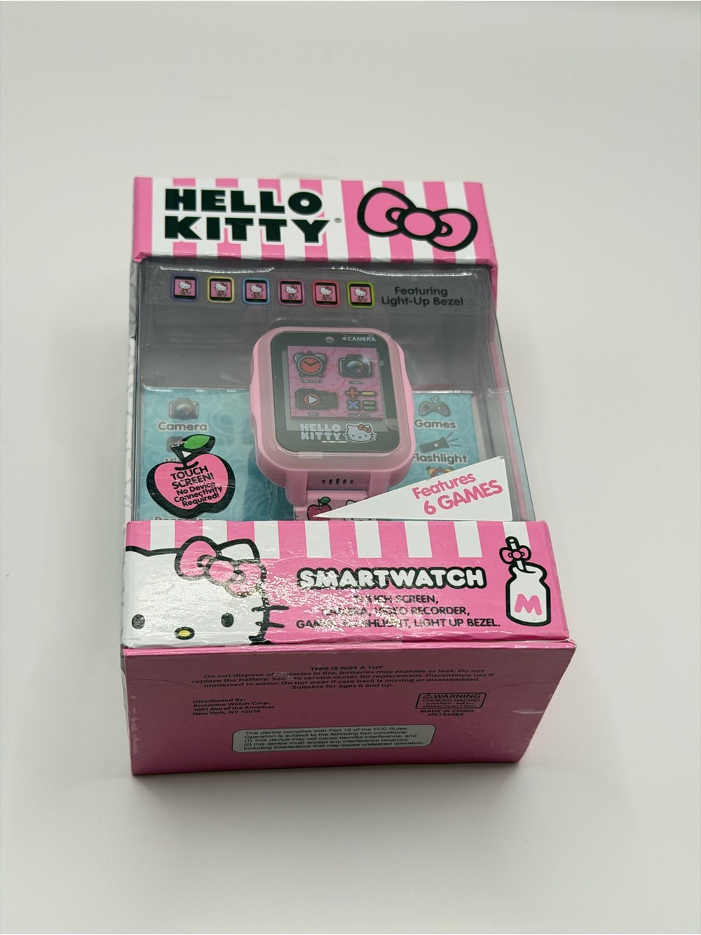 Hello Kitty Kids Smartwatch, Full Set, New, Camera, Games Touch Screen